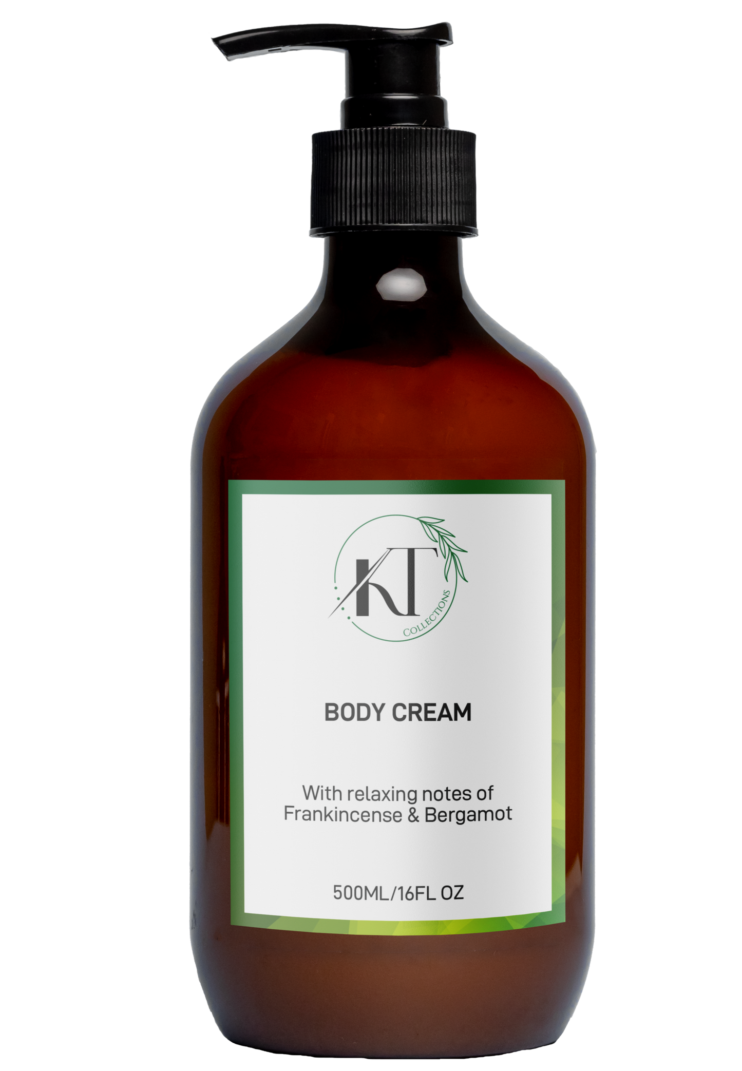 500ml Organic Frankincense and Bergamot Body Lotion