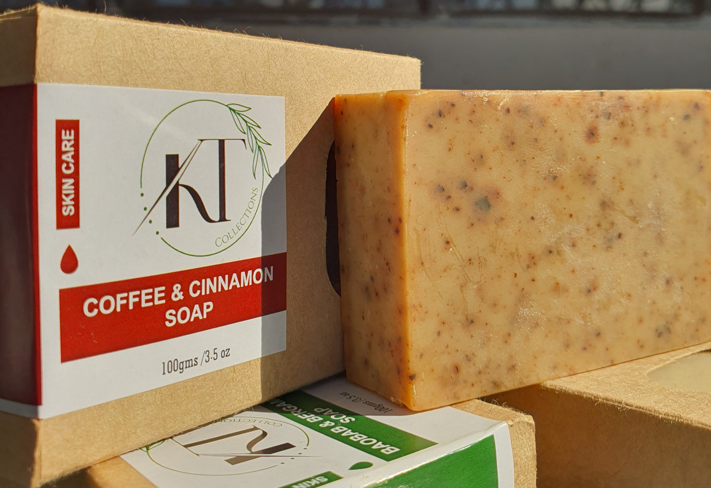 Organic Coffee and Cinnamon Soap 100g